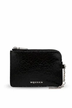 Alexander McQueen BLACK Leather pouch