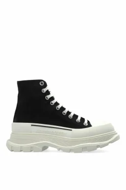 Alexander McQueen BLACK Logo high-top sneakers
