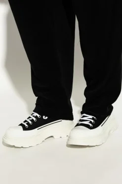 Alexander McQueen BLACK Logo high-top sneakers