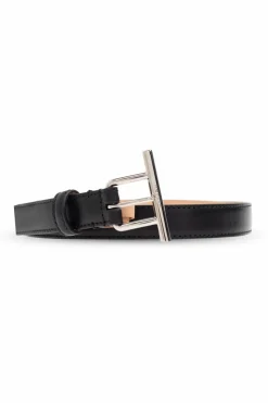 Alexander McQueen BLACK Leather belt