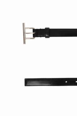 Alexander McQueen BLACK Leather belt