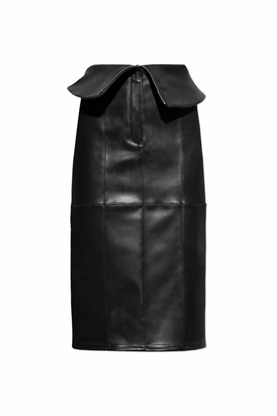 Alexander McQueen BLACK Leather skirt