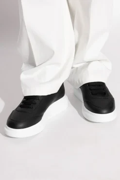 Alexander McQueen BLACK Leather sports shoes