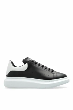 Alexander McQueen BLACK Leather sports shoes