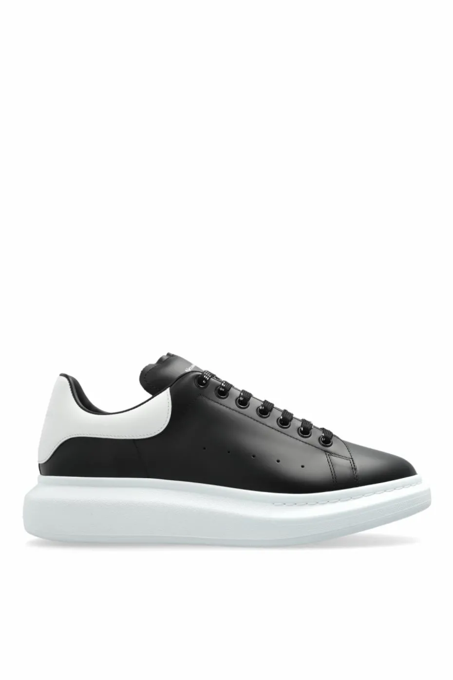 Alexander McQueen BLACK Leather sports shoes