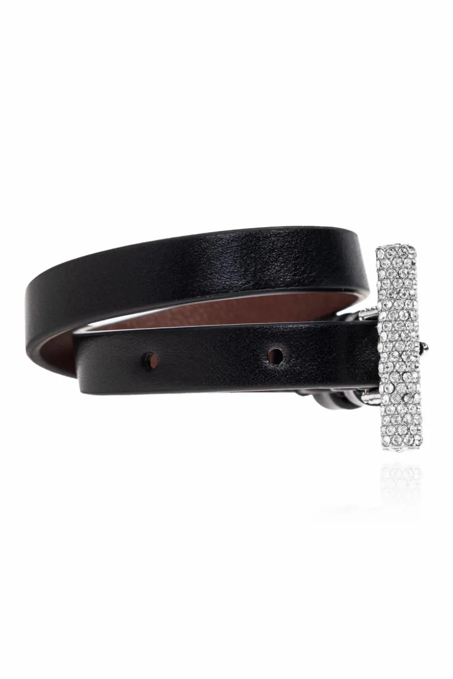 Alexander McQueen BLACK Leather bracelet