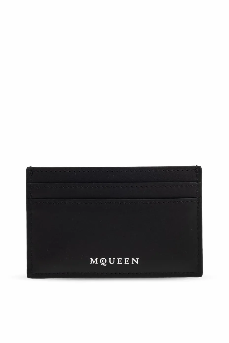 Alexander McQueen BLACK Leather card case