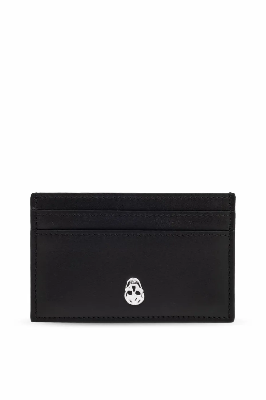 Alexander McQueen BLACK Leather card case