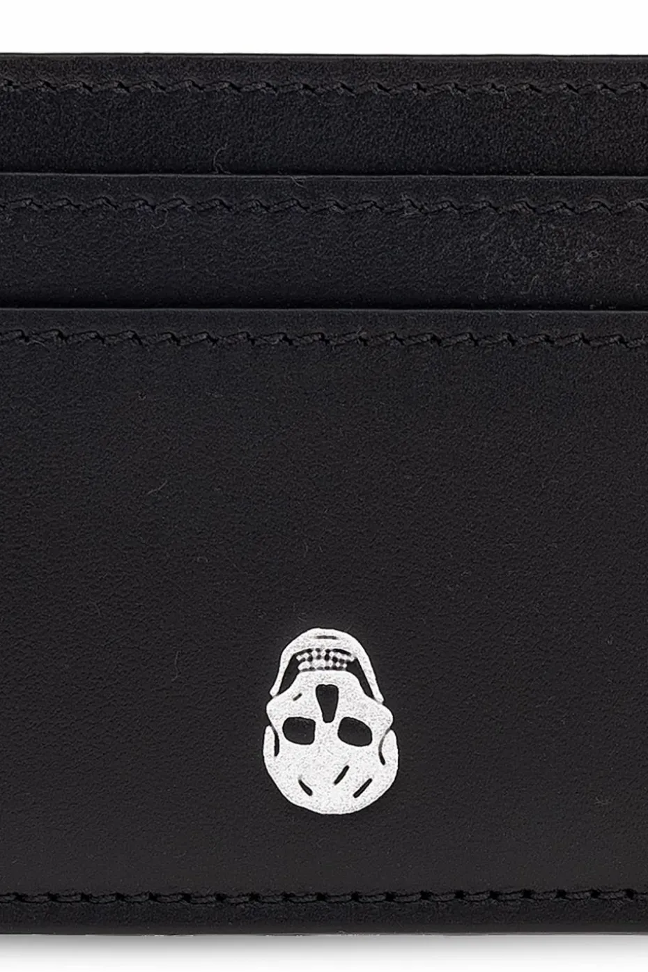Alexander McQueen BLACK Leather card case