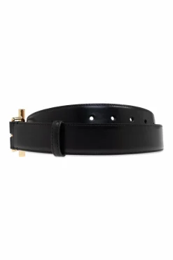 Alexander McQueen BLACK Leather belt