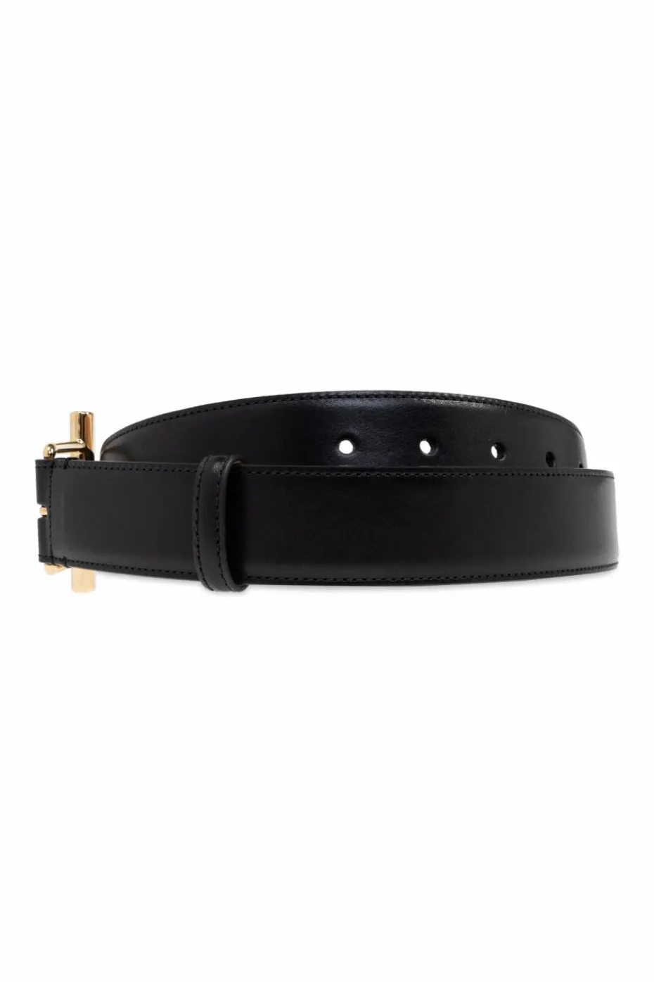 Alexander McQueen BLACK Leather belt