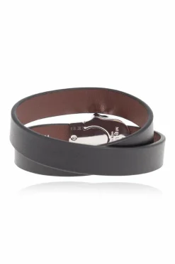 Alexander McQueen BLACK Leather bracelet