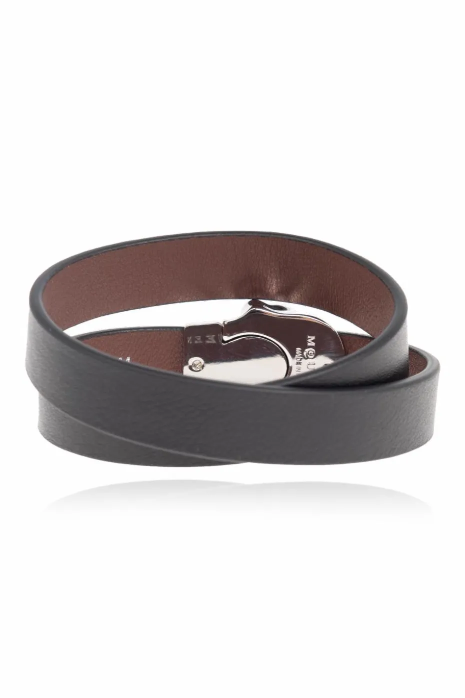 Alexander McQueen BLACK Leather bracelet