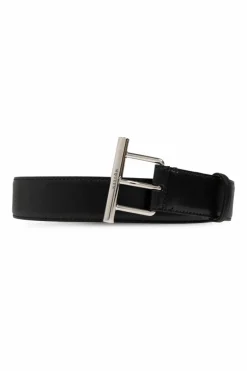 Alexander McQueen BLACK Leather belt