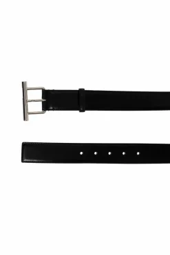Alexander McQueen BLACK Leather belt