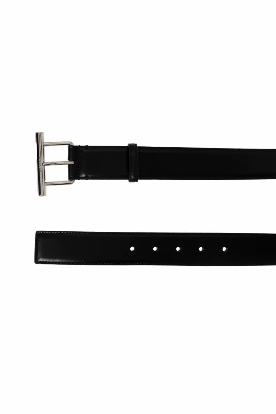 Alexander McQueen BLACK Leather belt