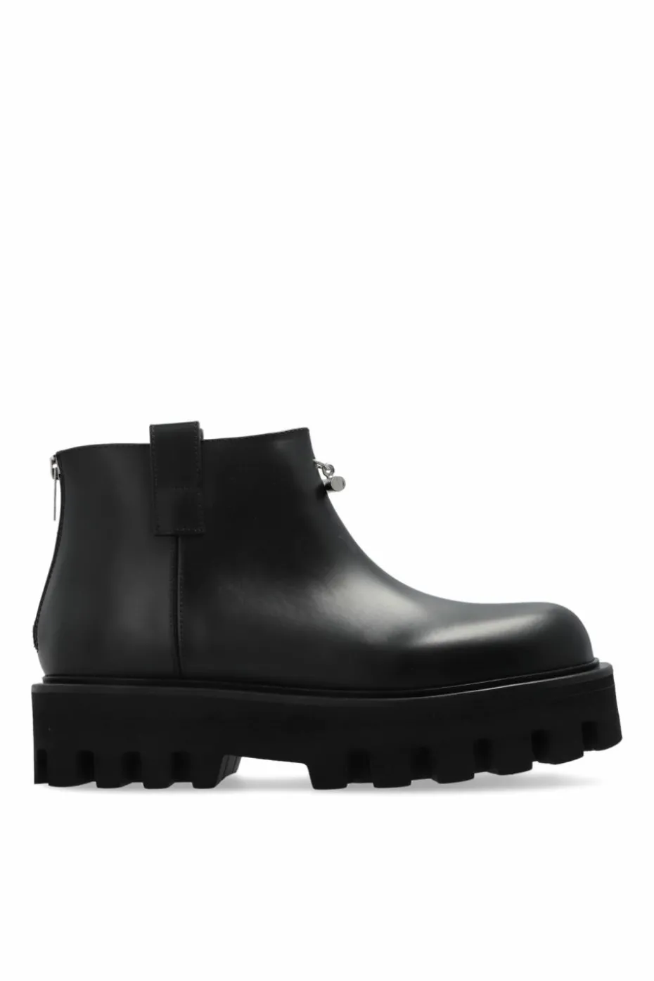 Alexander McQueen BLACK Leather platform shoes
