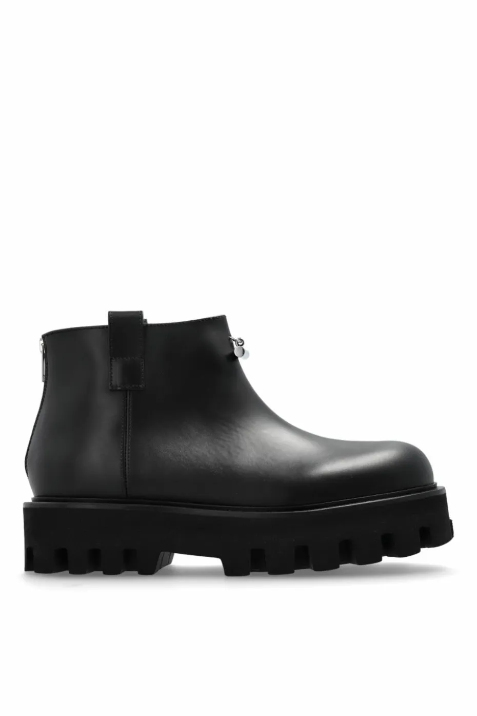 Alexander McQueen BLACK Leather platform shoes