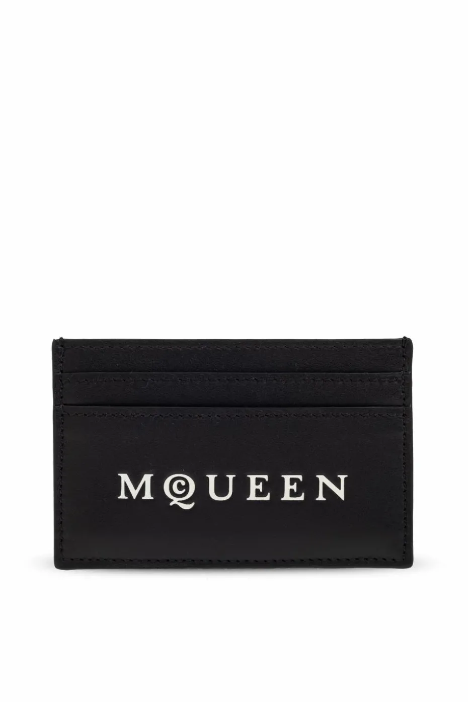 Alexander McQueen BLACK Leather card holder