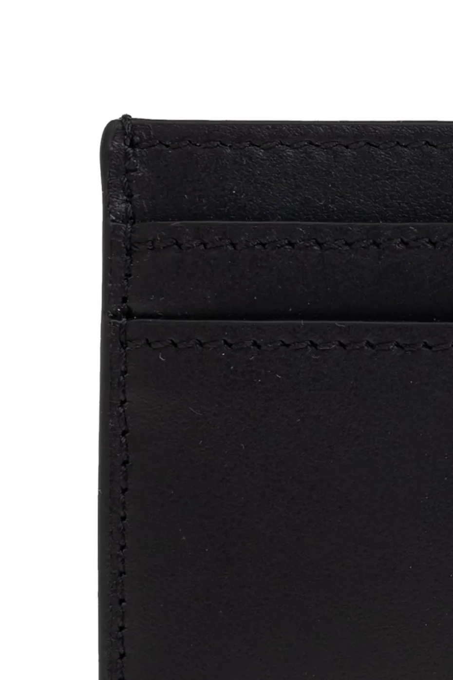 Alexander McQueen BLACK Leather card holder