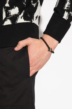 Alexander McQueen BLACK Obsidian bracelet