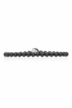 Alexander McQueen BLACK Obsidian bracelet