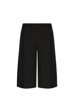 Alexander McQueen BLACK Patterned shorts