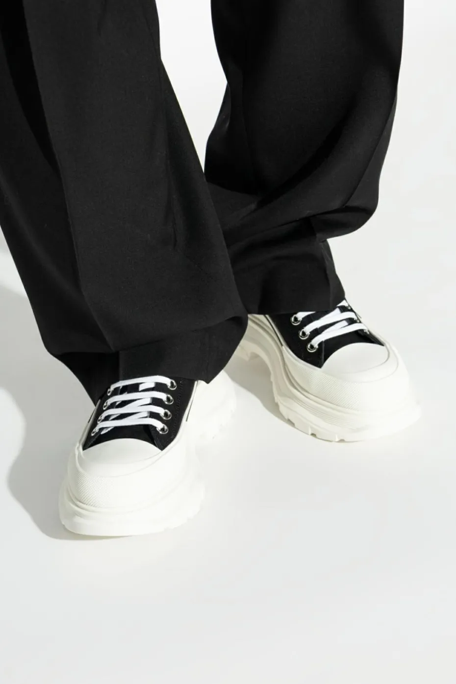 Alexander McQueen BLACK Platform sneakers