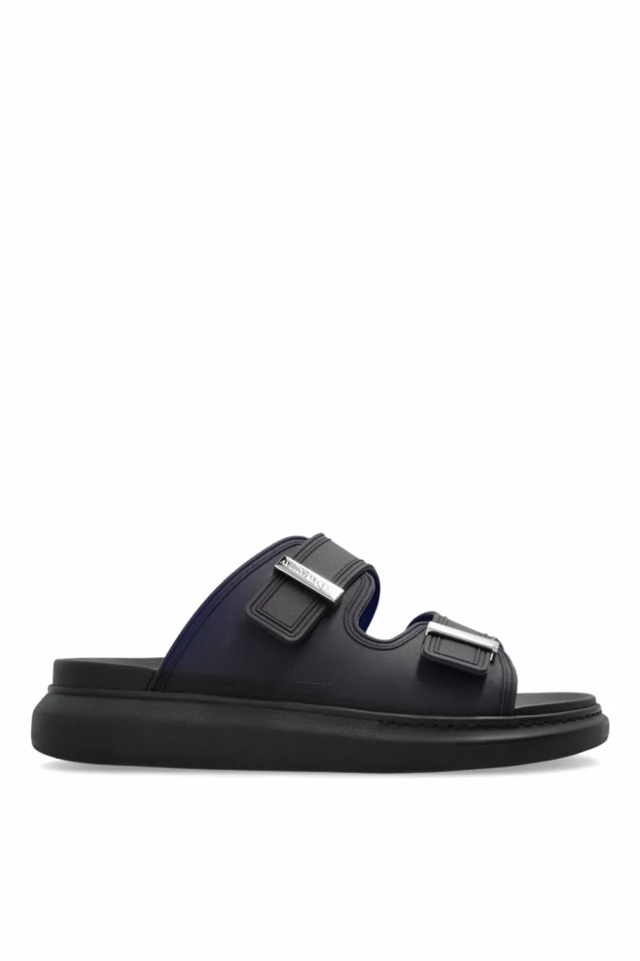 Alexander McQueen BLACK Rubber flip-flops