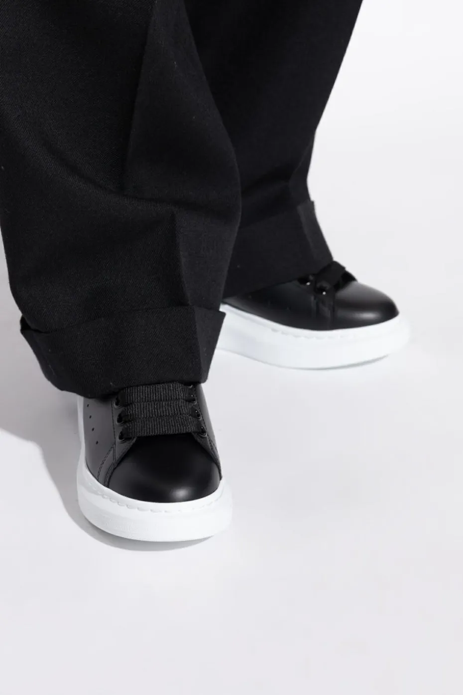 Alexander McQueen BLACK Sports shoes with logo