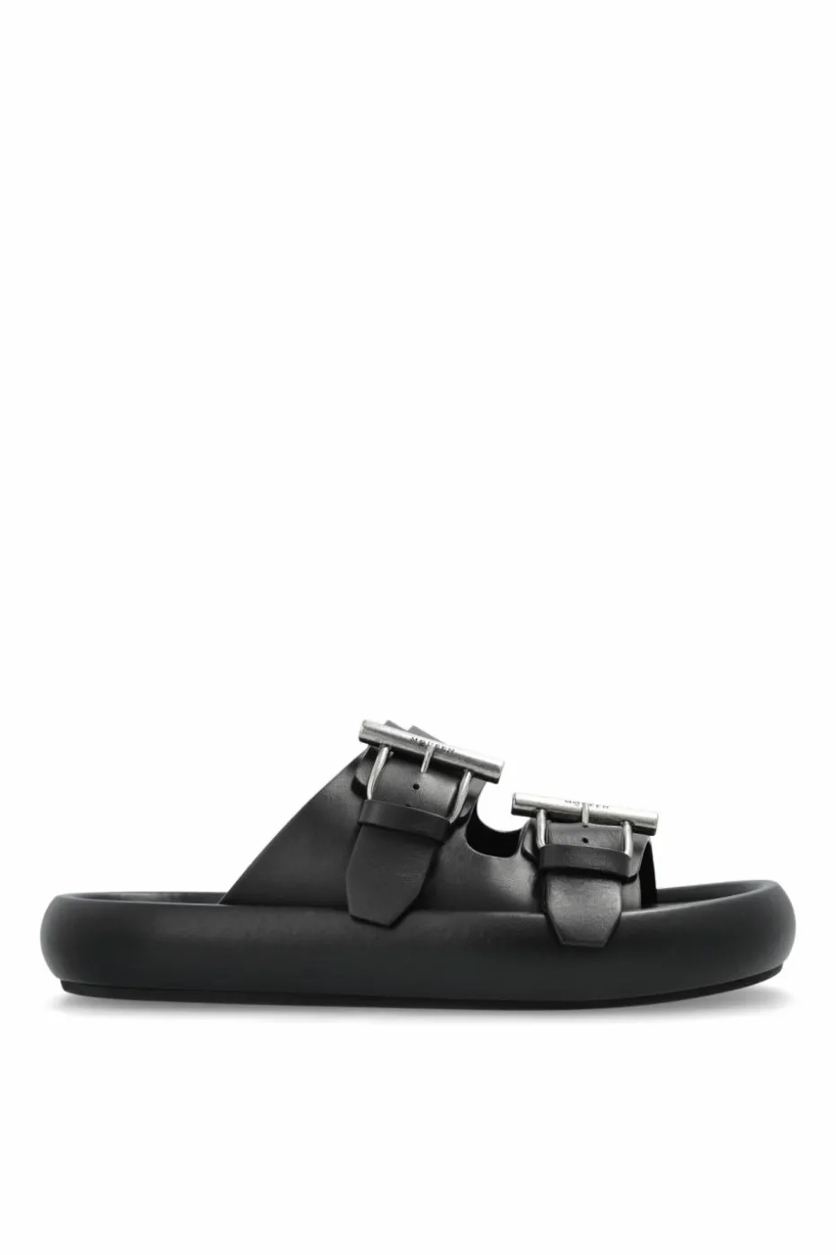 Alexander McQueen BLACK Slides with logo