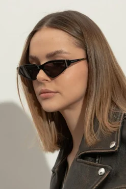 Alexander McQueen BLACK Sunglasses