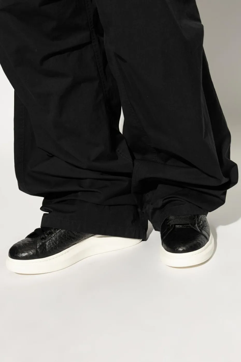 Alexander McQueen BLACK Sneakers Oversized Retro