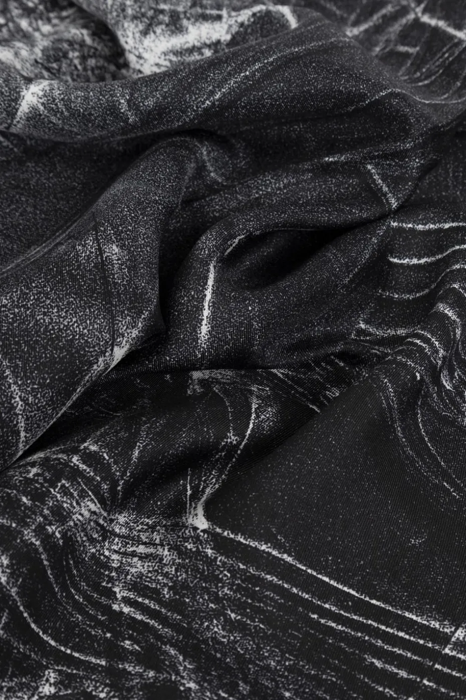 Alexander McQueen BLACK Silk scarf