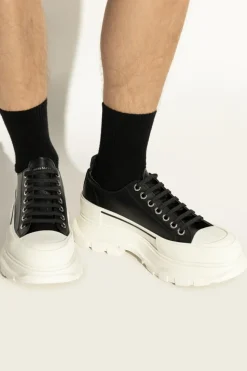 Alexander McQueen BLACK Sports shoes with logo