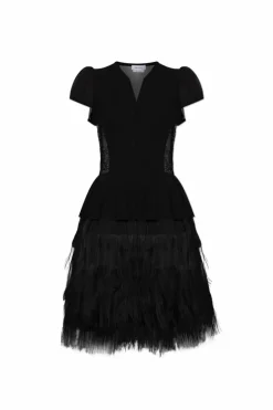 Alexander McQueen BLACK Silk dress