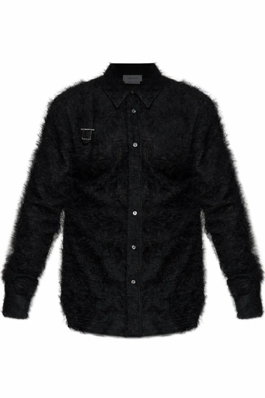 Alexander McQueen BLACK Shirt with fringes