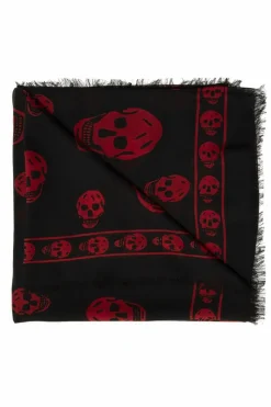 Alexander McQueen BLACK Scarf with logo