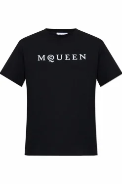 Alexander McQueen BLACK T-shirt with logo