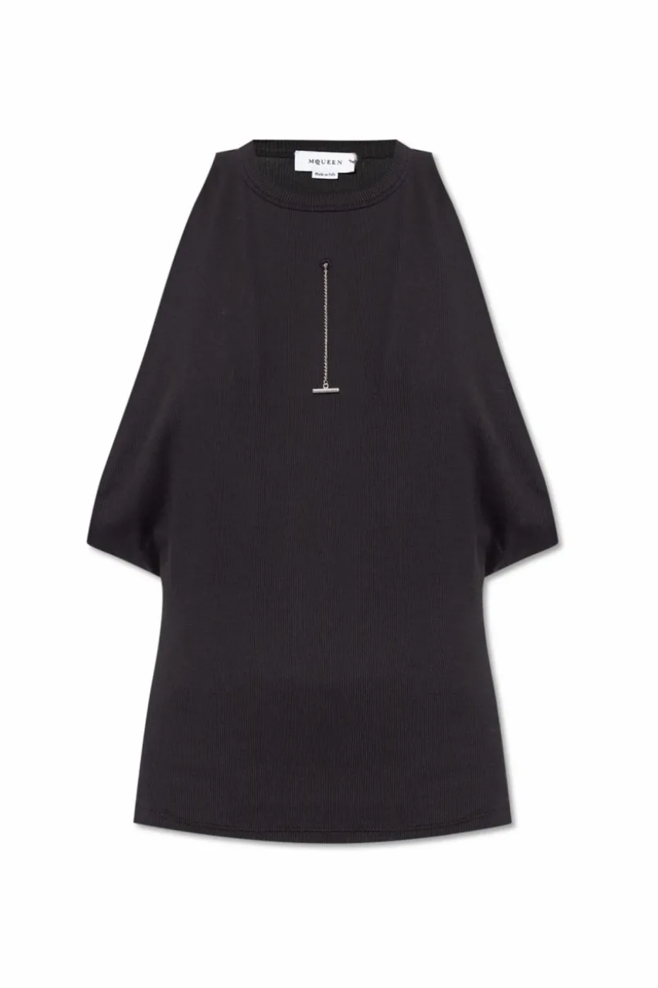 Alexander McQueen BLACK Top with round neckline