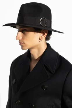 Alexander McQueen BLACK Wool hat