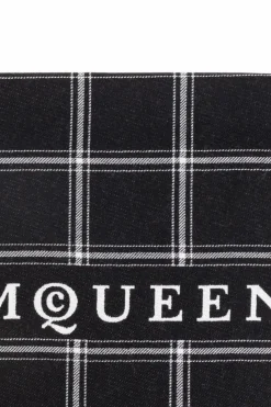 Alexander McQueen BLACK Wool scarf