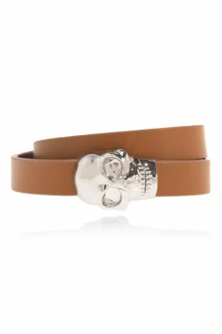Alexander McQueen BROWN Leather bracelet