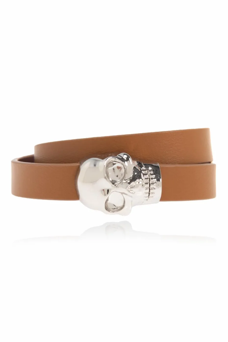 Alexander McQueen BROWN Leather bracelet