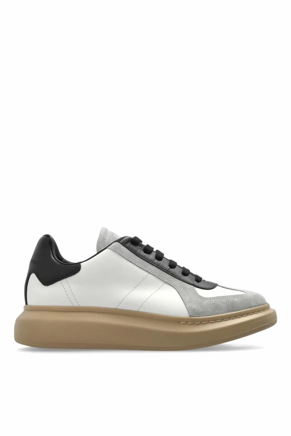 Alexander McQueen cream Leather sneakers