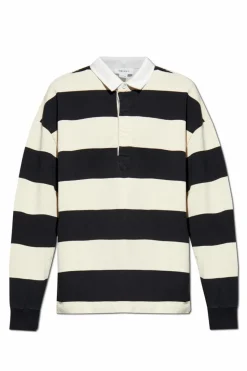 Alexander McQueen cream Long Sleeve Polo