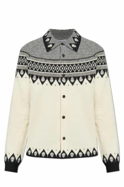 Alexander McQueen cream Wool cardigan