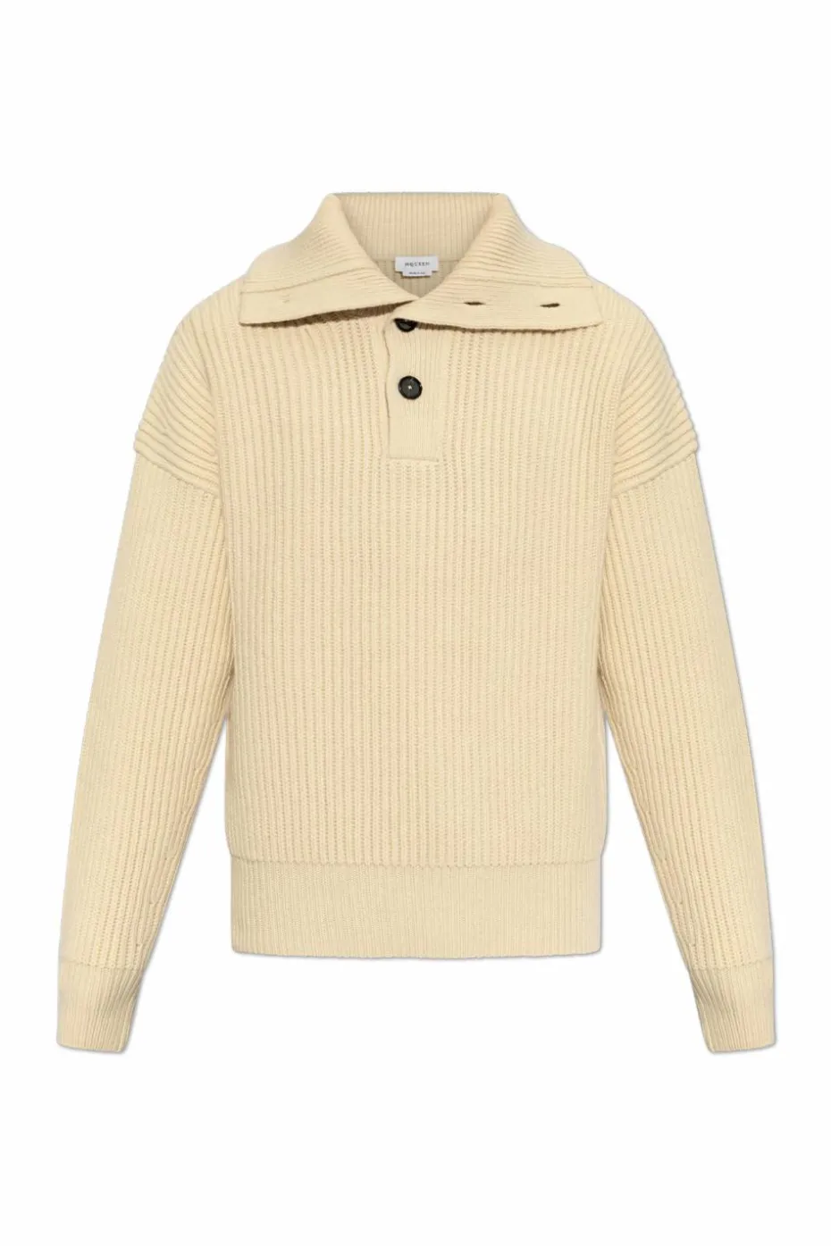 Alexander McQueen cream Wool sweater
