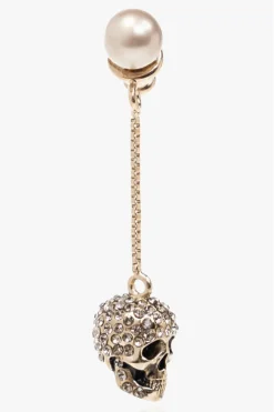 Alexander McQueen GOLD Brass earrings