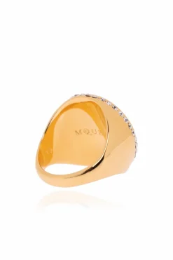 Alexander McQueen GOLD Brass ring